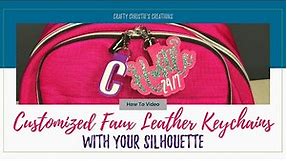 How to Make Customized Faux Leather Keychains