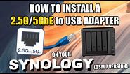 Synology 2.5GbE / 5GbE USB Adapter Setup Guide - DSM 7 Version
