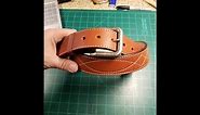 The anatomy and making of a nice leather belt