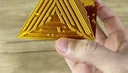3D Printed Gold Pyramid With Puzzle Maze || 3D Printing Timelapse