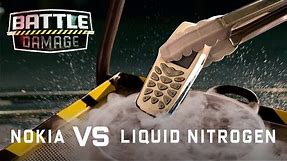 The Indestructible Nokia Phone vs Liquid Nitrogen - WIRED’s Battle Damage