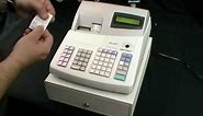 How to operate / Instructions for the Sharp XE-A301 Cash register tills epos