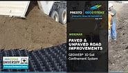 Webinar: Extend the Life of Paved & Unpaved Roadways