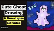 How to Draw a Cute Ghost
