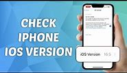 How to Check iPhone iOS Version