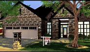 REALISTIC ONE STORY SUBURBAN HOME in The Sims 4