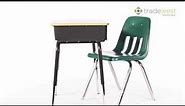 9018 Classic Series Chair and 785 Student Desk