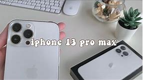 Unboxing 🍏 iPhone 13 Pro Max (1TB) + Accessories 🧸 Aesthetic Unboxing + ASMR ☁️
