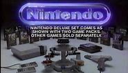 Nintendo Entertainment System Deluxe Set Commercial Christmas NES Ad 1987