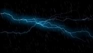 Thunder Storm and Rain Animation - Free HD Stock Footage