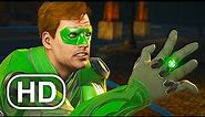 JUSTICE LEAGUE Superman Breaks Green Lantern's Hand Scene 4K ULTRA HD - Injustice 2 Cinematic