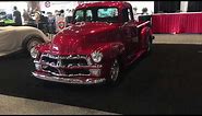 Beautiful classic Chevy truck candy apple red SEMA 2018