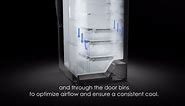 Frigidaire 31.5 in. 17.6 cu. ft. Counter Depth French Door Refrigerator, brushed steel FRFG1723AV