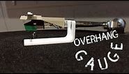 Turntable Cartridge Alignment with Overhang Gauges and S-Shaped Tonearms