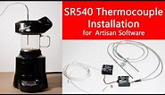 SR540 (or SR800) Coffee Roaster Thermocouple Installation