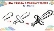 How to draw a Minecraft Sword