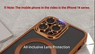 Facbiny Designed for iPhone 15 Pro Max Case, Compatible with Magsafe, Full Camera Protection, Soft Magnetic Shockproof Phone Case Designed for Women, Rose Gold