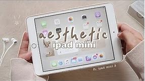 🥖 making my ipad aesthetic - ipad mini 3 minimalist neutral customized homescreen
