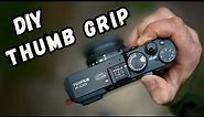 Custom DIY Thumb Grip for your camera Using Sugru