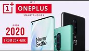 Top 5 Oneplus Phones 2020 | Best Oneplus Smartphones in India | Oneplus Best Gaming Phone