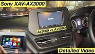 Sony XAV-AX3000 Detailed Video✅Xav-ax3000 vs ax5000✅Apple carplay & Android Auto