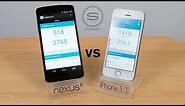 Nexus 5 vs iPhone 5s - Benchmark + Speed Test