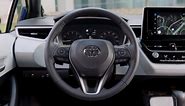 2023 Toyota Corolla SE Hatchback Interior Design in Blue Crush Metallic