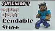 Minecraft Bendable Steve Paper Craft