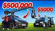 $500,000 Vs $5000 Movie Camera Car
