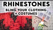 How To Bling Clothing and Costumes | Custom DIY Rhinestones Tutorial