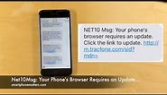 Net10Msg: Your Phone's Browser Requires an Update...