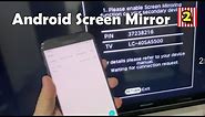 How to Screen Mirroring Sharp Aquos TV For Andriod Phone Samsung