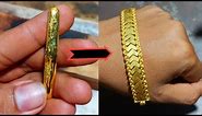 How to make hollow chain bracelet | 24k bracelet making process | How it's made