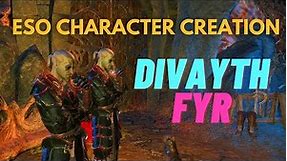 ESO Character Creation | Divayth Fyr [Male Dark Elf/Dunmer Face and Body Sliders]