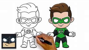 How To Draw Green Lantern | Step By Step Tutorial