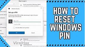 How to Reset Windows PIN | Change PIN in Windows for Enhanced Security 🔐💻
