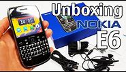 Nokia E6 Unboxing 4K with all original accessories RM-609 review