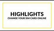 Change Your SIM Card Online Using Your My Account | Fido