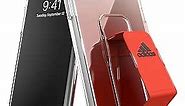 adidas Sports Solar Red Cell-Phone Case for iPhone 11, Drop-Resistant Hand-Grip Phone Cover with Strap