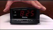 Westclox Auto Set Digital LED Electric Alarm Clock