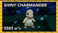 LIVE! Shiny Charmander in Pokémon X after 3583 SR's!