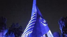 Night Lightup Mercu Tanda Putrajaya Landmark Plaza Time Capsule Taman Putra Perdana Park Garden