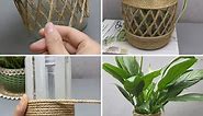 DIY Flower Vase With Jute Rope and Glass Jar