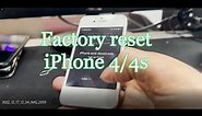 HOW to Hard Reset iPhone 4/4S?