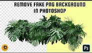 How To Remove Fake PNG Background In Photoshop 2024 | Adobe Photoshop Tutorial