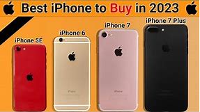 Best iPhone to Buy in 2023🔥 | iPhone SE VS iPhone 6 & 6plus VS 6s & 6sPlus VS 7 & 7Plus🤔