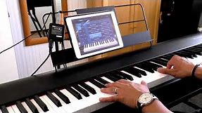 KORG Module iOS App for iPad - Demo of Grand Pianos and EP:s