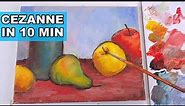 Cezanne Still Life With Apples - Easy Tutorial For Beginners! Simple Still Life You Can Paint Today