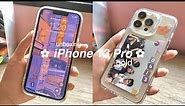 [ENG]  unboxing iPhone 13 pro gold, 128gb | camera test + accessories | aesthetic