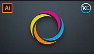 Circle Logo Design in illustrator | KavuCreative